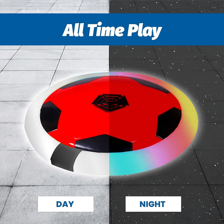 Magic Air Soccer Ball for Toddlers with Flashing Colored LED Lights