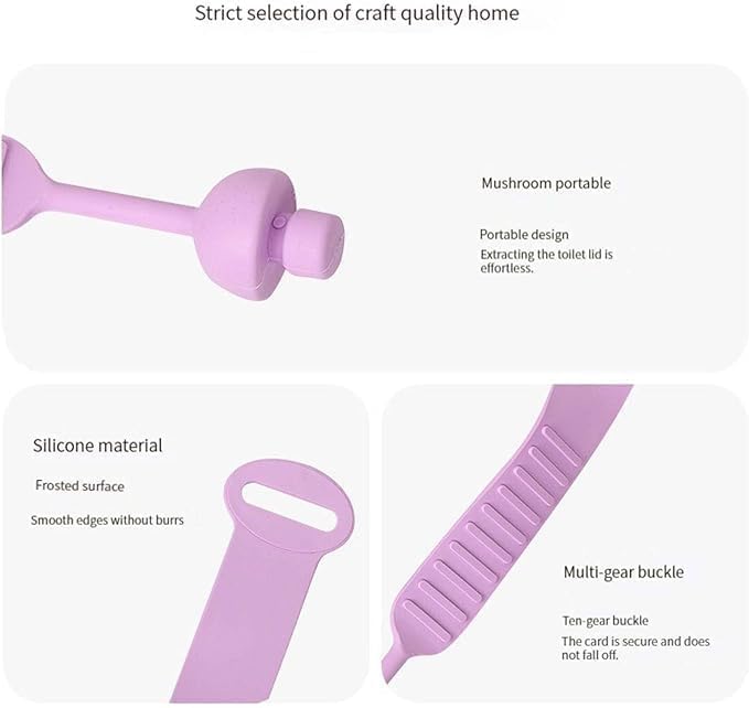 Silicone Toilet Seat Lifter Pack of 4