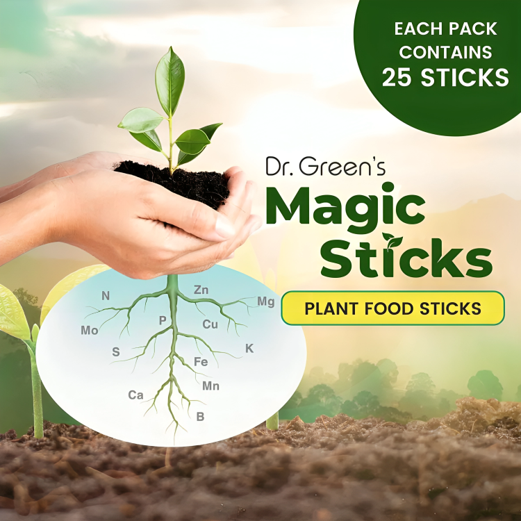 Plant Grow Fertilizer Sticks For Plants - 25 Stick Pack of 2