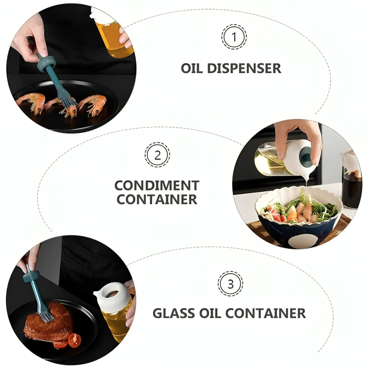Plastic 2 In 1 Oil Dispenser 250 ml