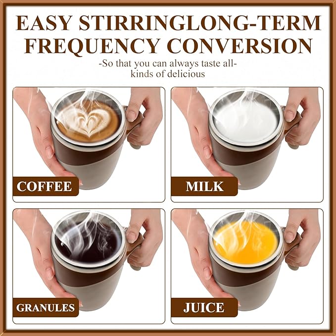 Self Stirring Magnetic Mug