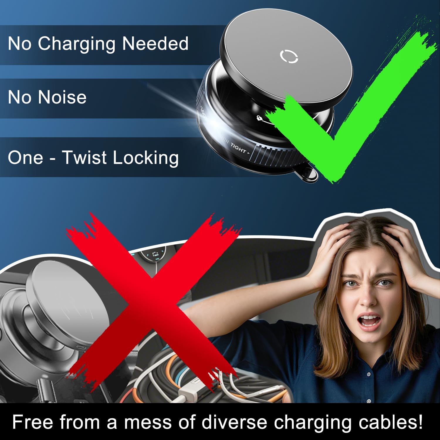 Magnetic Suction Phone Holder
