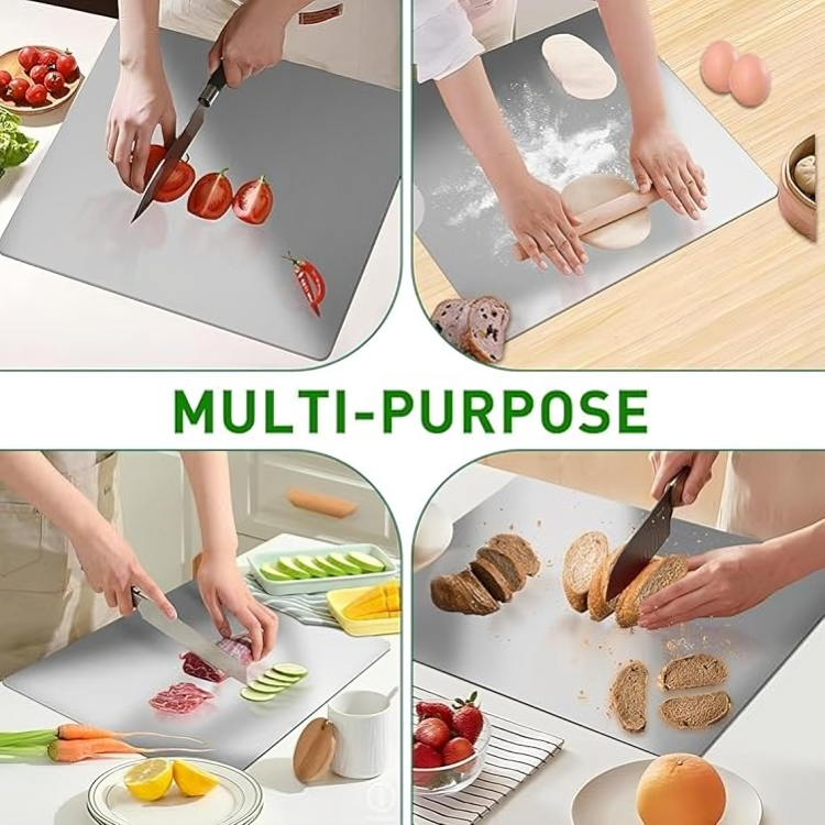 Stainless Steel Chopping Board (35x31cm)