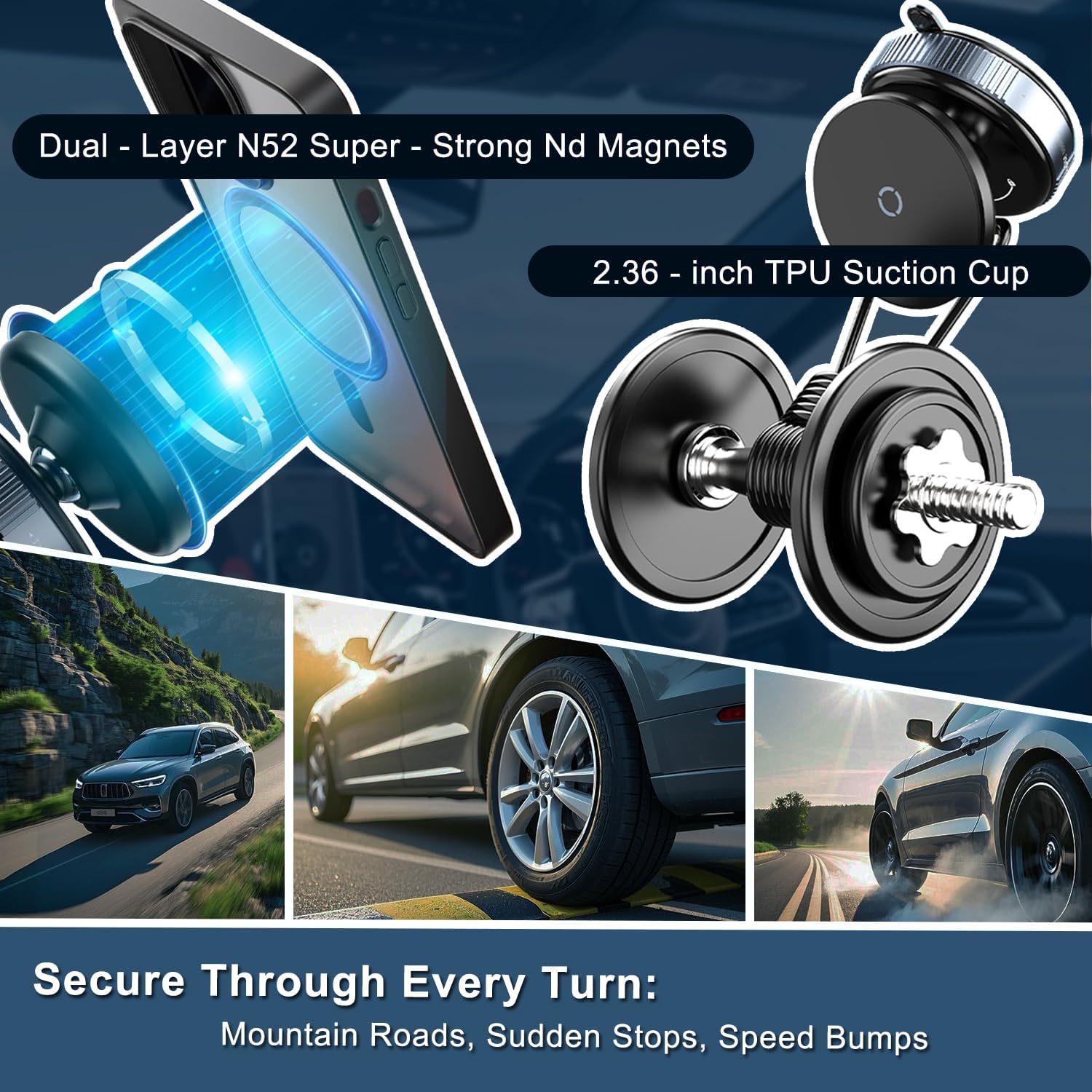 Magnetic Suction Phone Holder