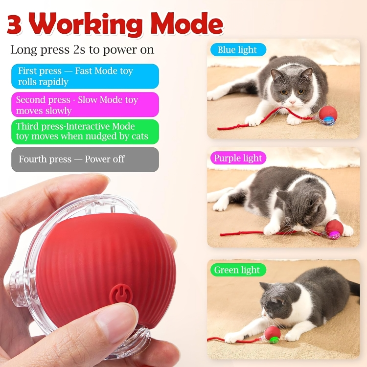 Viral Rolling Ball, Interactive Cat Ball Toy