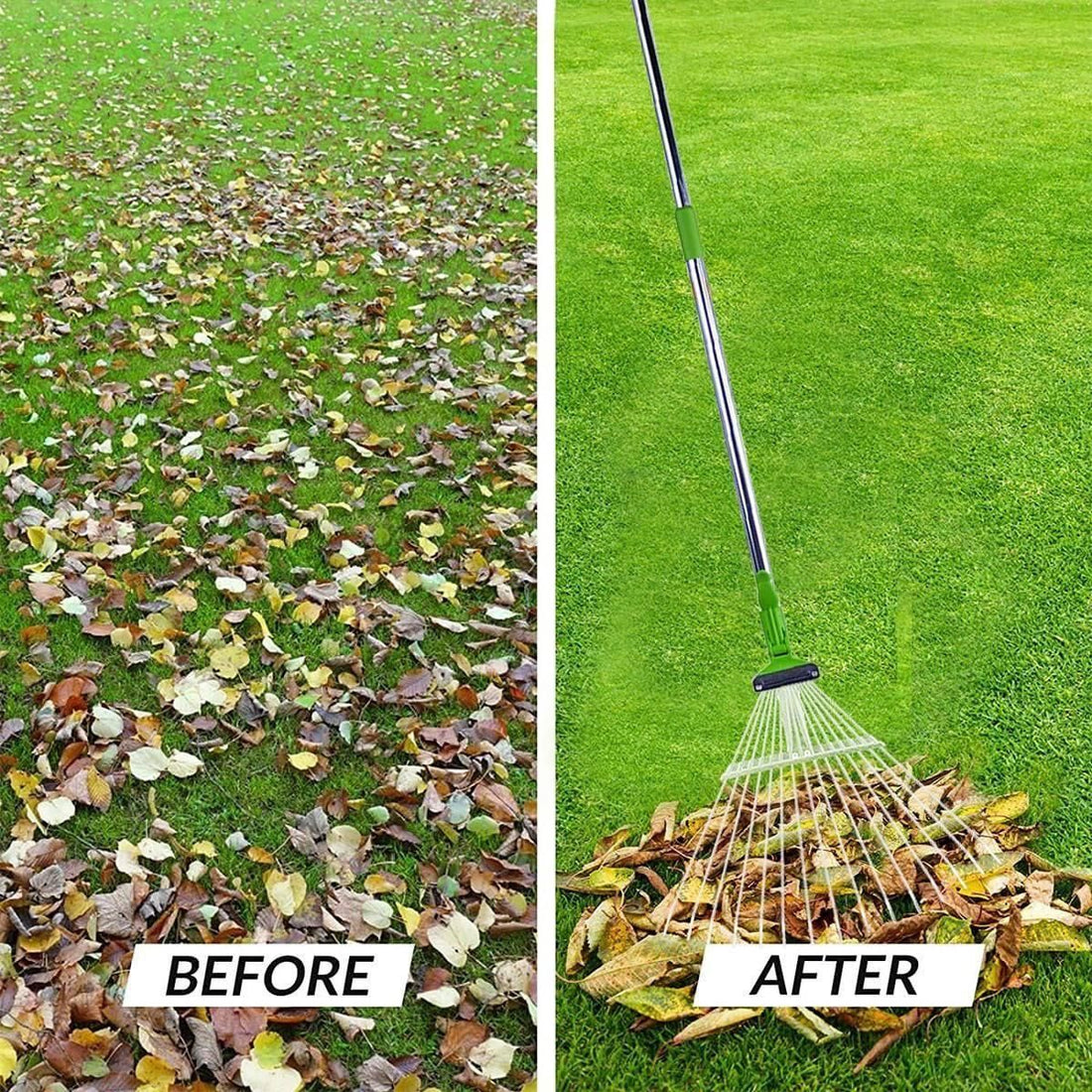 Garden & Yard Leaf Cleaning Rake